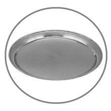 Communion Tray Stainless Steel 35cm